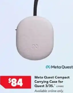Harvey Norman Meta Quest Compact Carrying Case for Quest 3/35 offer