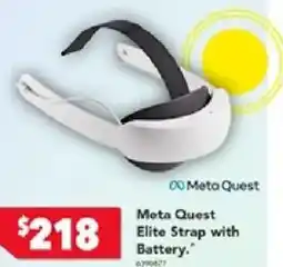 Harvey Norman Meta Quest Elite Strap with Battery offer