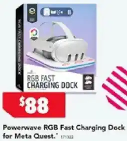 Harvey Norman Powerwave RGB Fast Charging Dock for Meta Quest offer