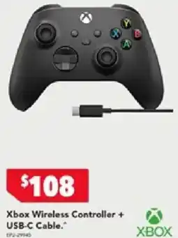 Harvey Norman Xbox Wireless Controller + USB-C Cable offer
