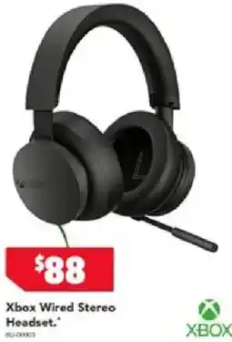 Harvey Norman Xbox Wired Stereo Headset offer