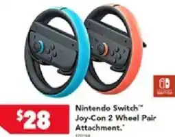 Harvey Norman Nintendo Switch Joy-Con 2 Wheel Pair Attachment offer