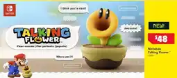 Harvey Norman Nintendo Talking Flower offer