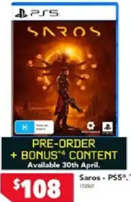 Harvey Norman Saros PS5 offer