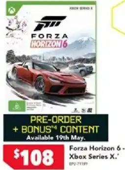 Harvey Norman Forza Horizon 6. Xbox Series X offer