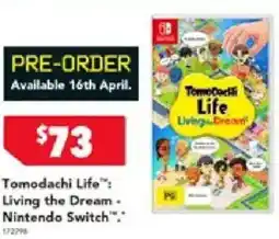Harvey Norman Tomodachi Life: Living the Dream - Nintendo Switch offer
