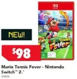 Harvey Norman Mario Tennis Fever - Nintendo Switch 2 offer