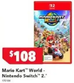 Harvey Norman Mario Kart World - Nintendo Switch 2 offer