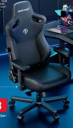 Harvey Norman Anda Seat 'Kaiser' 3 Chair - Carbon Black (XL) offer