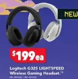 Harvey Norman Logitech g325 lightspeed offer