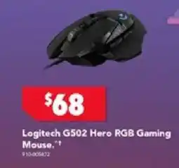 Harvey Norman G502 Hero RGB Gaming Mouse offer