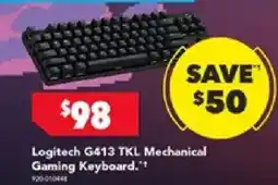 Harvey Norman G413 TKL Mechanical Gaming Keyboard offer