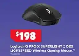Harvey Norman G pro x superlight 2 dex lightspeed wireless gaming mouse offer