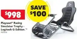 Harvey Norman Playseat Racing Simulator Trophy - Logitech G Edition offer