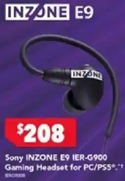 Harvey Norman Sony INZONE E9 IER-G900 Gaming Headset for PC/PS5 offer