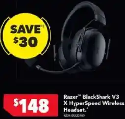 Harvey Norman Razer BlackShark V3 X HyperSpeed Wireless Headset offer