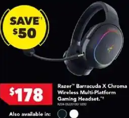 Harvey Norman Razer Barracuda X Chroma Wireless Multi-Platform Gaming Headset offer