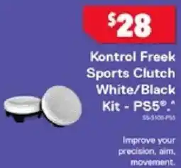 Harvey Norman Kontrol Freek Sports Clutch White/Black Kit - PS5 offer