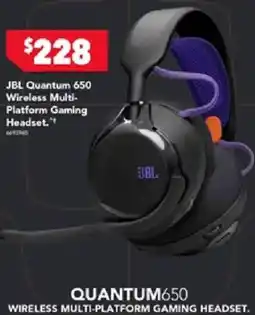 Harvey Norman JBL Quantum 650 Wireless Multi- Platform Gaming Headset offer