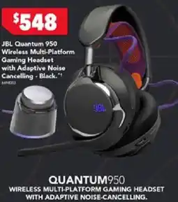 Harvey Norman JBL Quantum 950 Wireless Multi-Platform Gaming Headset with Adaptive Noise Cancelling - Black offer