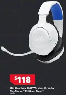 Harvey Norman JBL Quantum 360P Wireless Over-Ear PlayStation® Edition - Blue offer