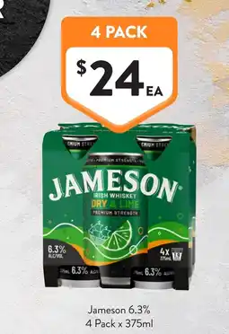 Foodworks Jameson 6.3% offer