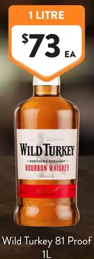 Foodworks Wild Turkey 81 Proof offer