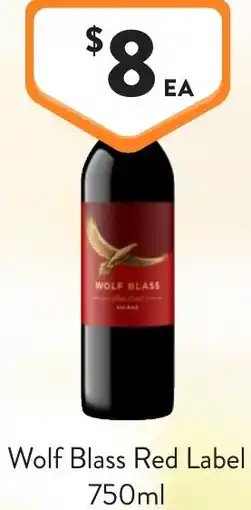 Foodworks Wolf Blass Red Label offer