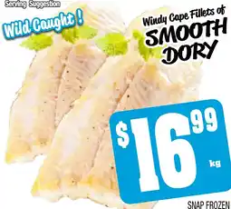Farmer Jack's Windy cape fillets of smooth dory offer
