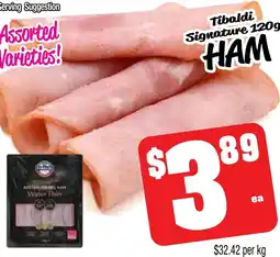 Farmer Jack's Tibaldi signature ham offer