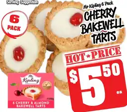 Farmer Jack's Mr kipling cherry bakewell tarts offer