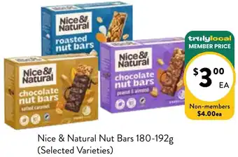 Farmer Jack's Nice & Natural Nut Bars offer