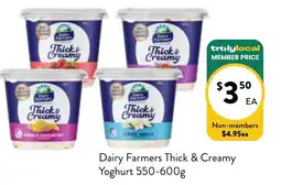 Farmer Jack's Dairy Farmers Thick & Creamy Yoghurt offer