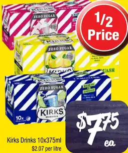 Farmer Jack's Kirks Drinks offer