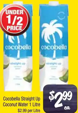 Farmer Jack's Cocobella Straight Up Coconut Water offer
