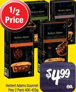 Farmer Jack's Herbert Adams Gourmet Pies offer