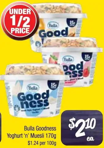 Farmer Jack's Bulla Goodness Yoghurt 'n' Muesli offer