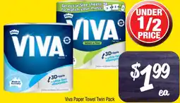 Farmer Jack's Viva Paper Towel Twin Pack offer
