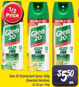 Farmer Jack's Glen 20 Disinfectant Spray offer