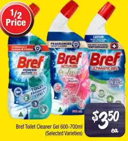 Farmer Jack's Bref Toilet Cleaner Gel offer
