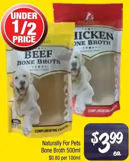 Farmer Jack's Naturally For Pets Bone Broth offer