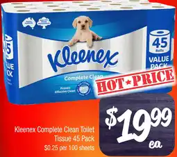 Farmer Jack's Kleenex Complete Clean Toilet Tissue offer
