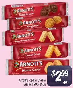 Farmer Jack's Arnott's Iced or Cream Biscuits offer