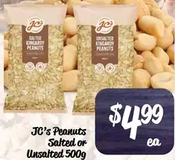 Farmer Jack's JC's Peanuts Salted or Unsalted offer