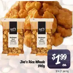 Farmer Jack's Joe's Rice Wheels offer