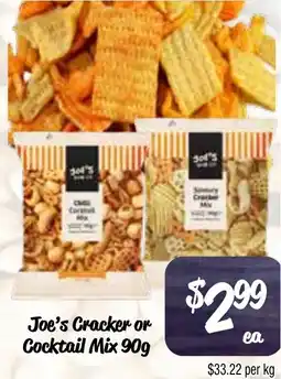 Farmer Jack's Joe's Cracker or Cocktail Mix offer