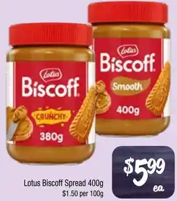 Farmer Jack's Lotus Biscoff Spread offer