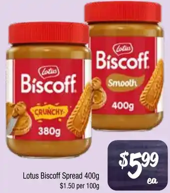 Farmer Jack's Lotus Biscoff Spread offer