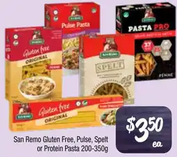 Farmer Jack's San Remo Gluten Free, Pulse, Spelt or Protein Pasta offer