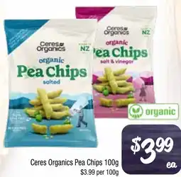 Farmer Jack's Ceres Organics Pea Chips offer